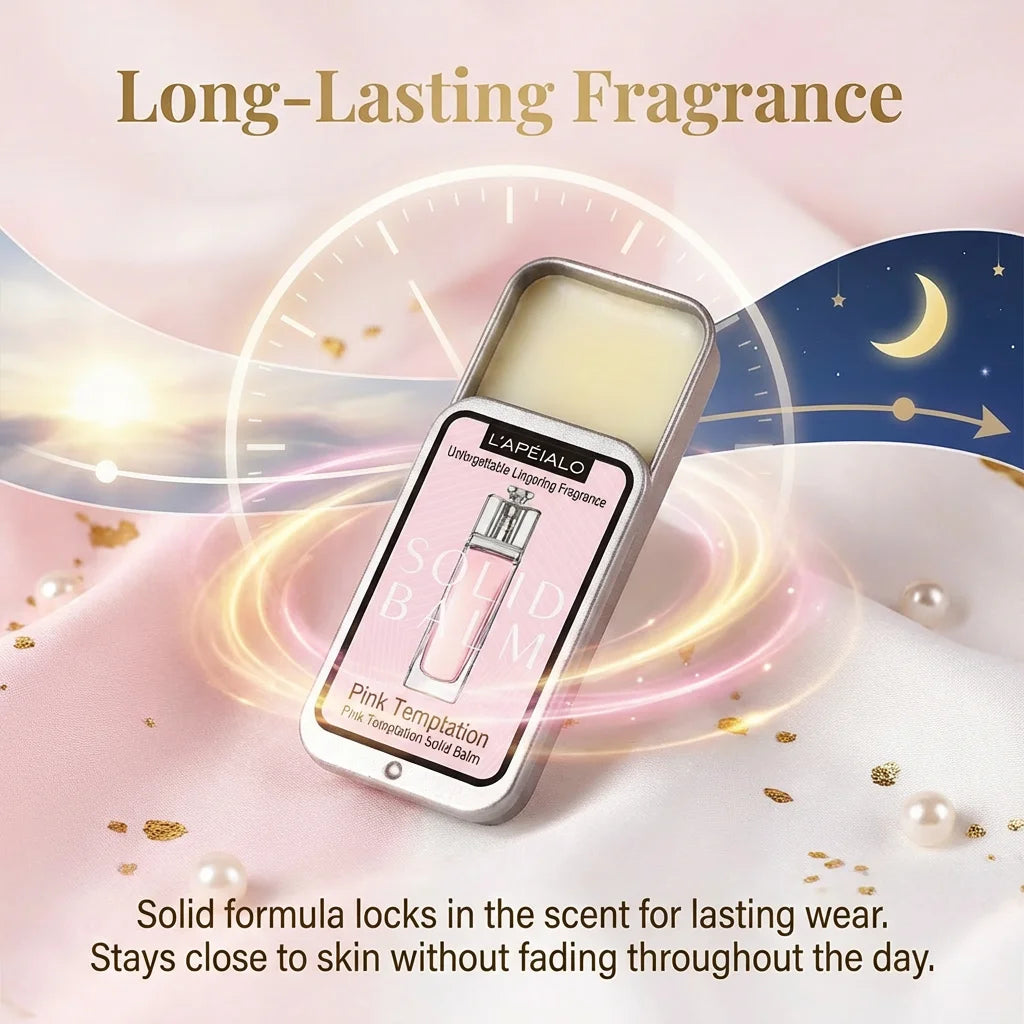 Solid Perfume Balm – Fresh Floral And Fruity Scent Long-Lasting Scent Fits In Purse Or Pocket Ideal Gift For Men And Women