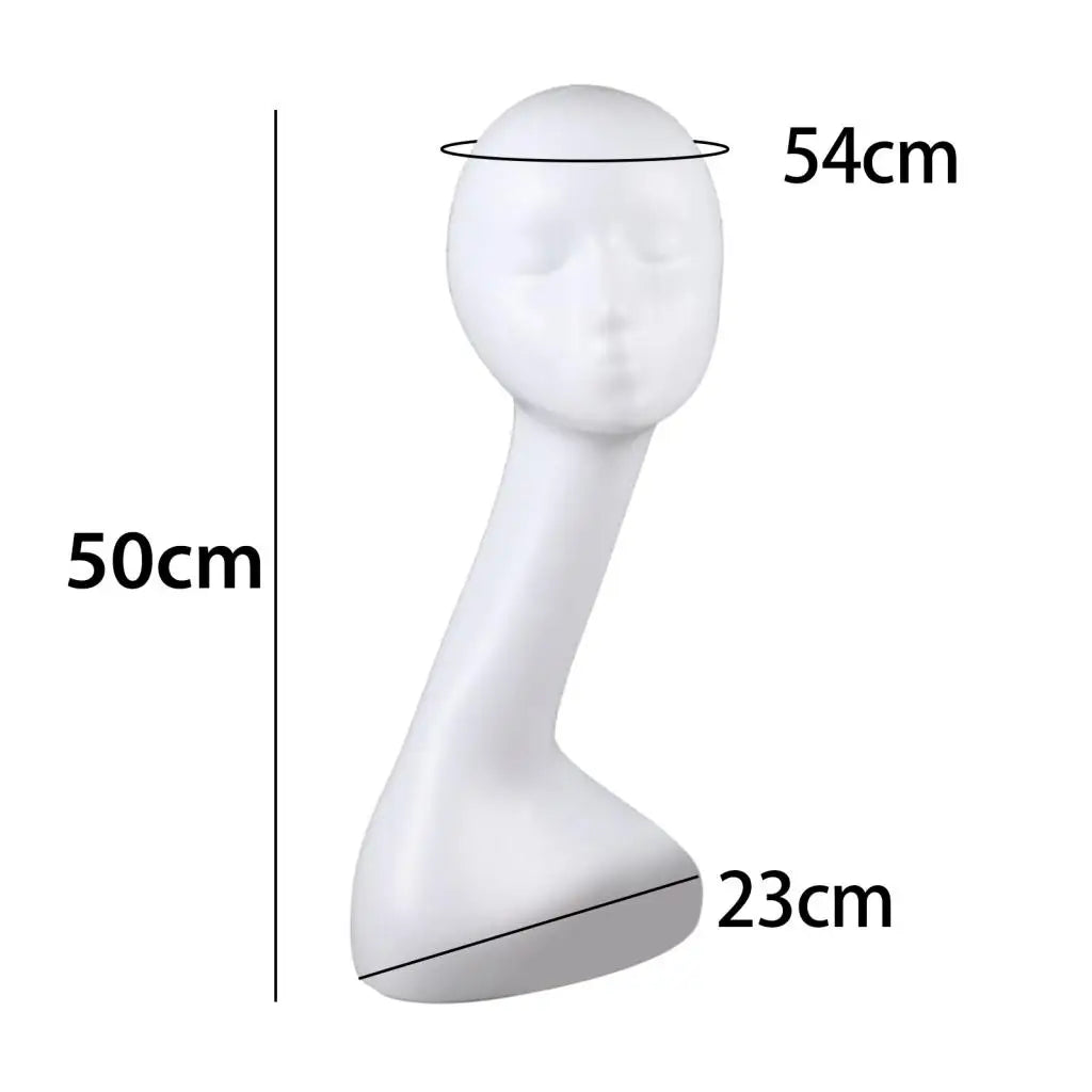 Wig Head Manikin Style Display  Manikin Head Women's Wig/Hat Jewelry Glasses Scarf Display Model for Salon Shop