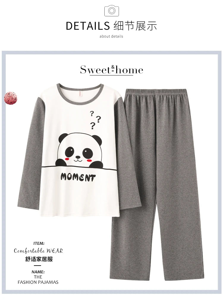 Spring Knitted Cotton Striped Pajama Sets Men's Loungewear Pijama hombre Pyjamas Men Pajama Sleepwear Nightwear 4XL 5Xl Homewear