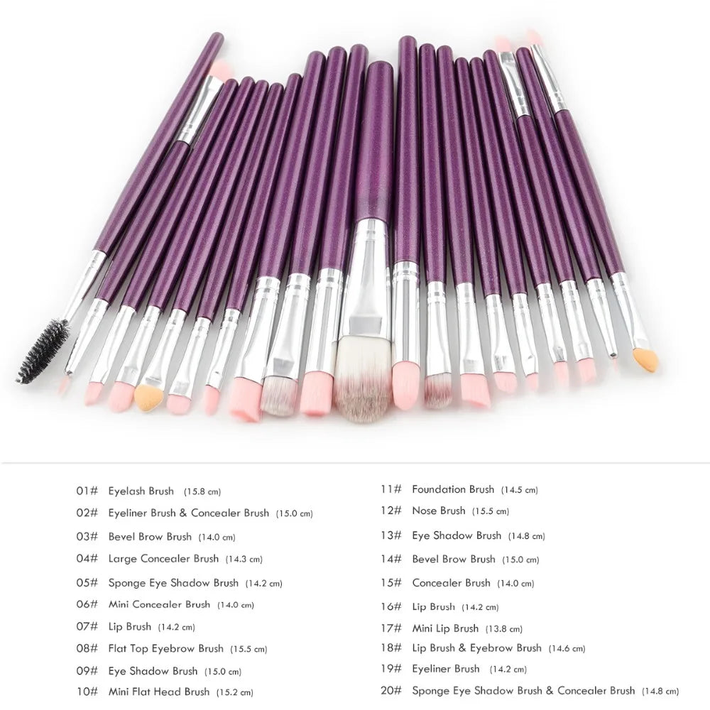 5/50pcs Makeup Brushes Set Eye Shadow Foundation Women Cosmetic Brush Eyeshadow Blush Powder Blending Beauty Soft Makeup Tool