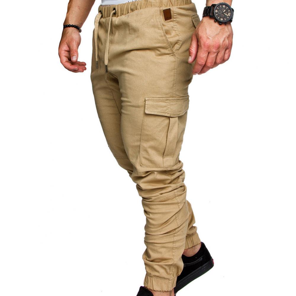 50%HOT2022 New Men's Casual Jogging Pants Solid Color Pocket Pants Sports Pants Men's Trousers Street Hip Halen Jogging Pants