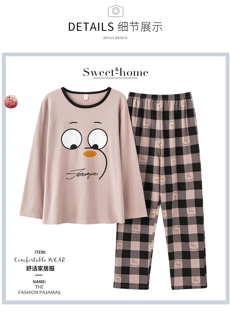 Spring Knitted Cotton Striped Pajama Sets Men's Loungewear Pijama hombre Pyjamas Men Pajama Sleepwear Nightwear 4XL 5Xl Homewear