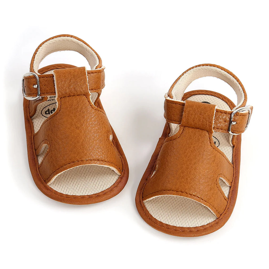 Meckior Baby Shoes Summer Baby Boy Girl Shoes Toddler Flats Sandals Soft Rubber Sole Anti-Slip Bowknot Crib First Walker Shoes