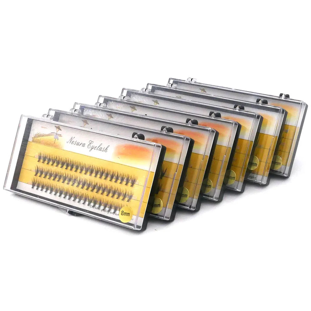 1 box 60 clusters 20/30D extension eyelashes, individual eyelashes, Natural Thick False Eyelashes, , Individual Eyelash Bunche