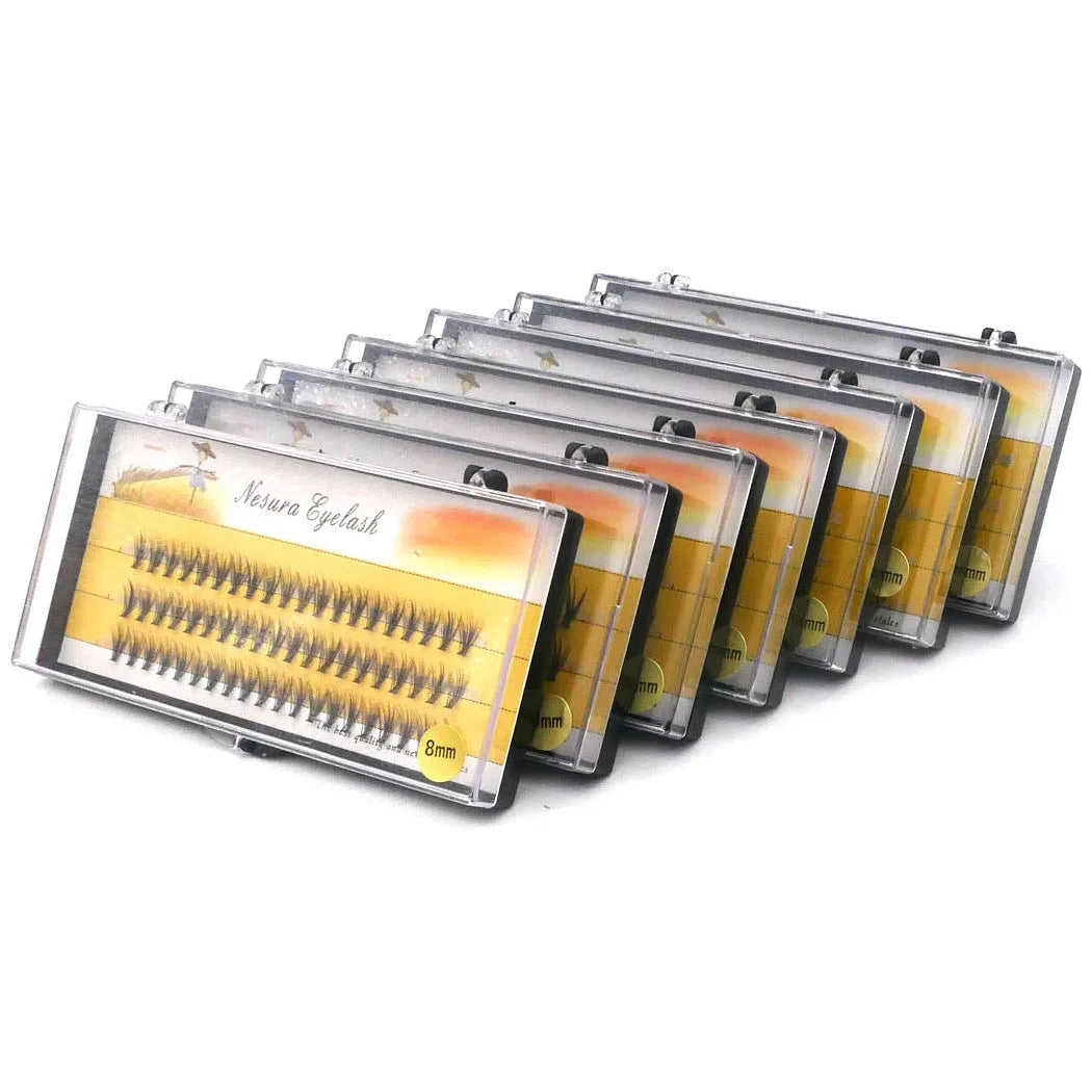 1 box 60 clusters 20/30D extension eyelashes, individual eyelashes, Natural Thick False Eyelashes, , Individual Eyelash Bunche