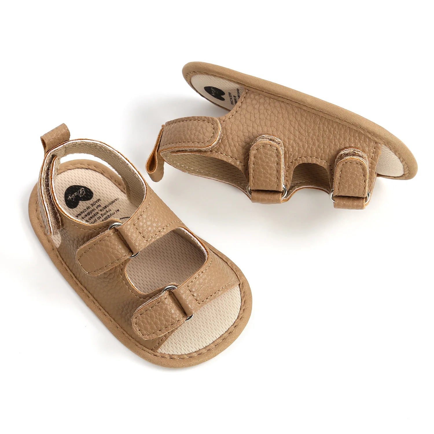 Meckior Baby Shoes Summer Baby Boy Girl Shoes Toddler Flats Sandals Soft Rubber Sole Anti-Slip Bowknot Crib First Walker Shoes