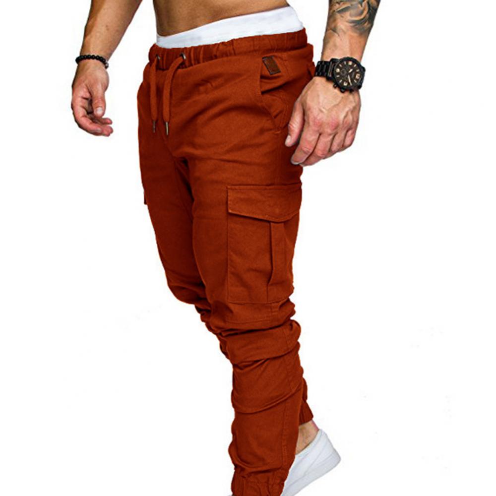 50%HOT2022 New Men's Casual Jogging Pants Solid Color Pocket Pants Sports Pants Men's Trousers Street Hip Halen Jogging Pants