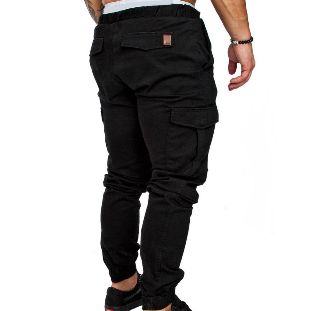 50%HOT2022 New Men's Casual Jogging Pants Solid Color Pocket Pants Sports Pants Men's Trousers Street Hip Halen Jogging Pants