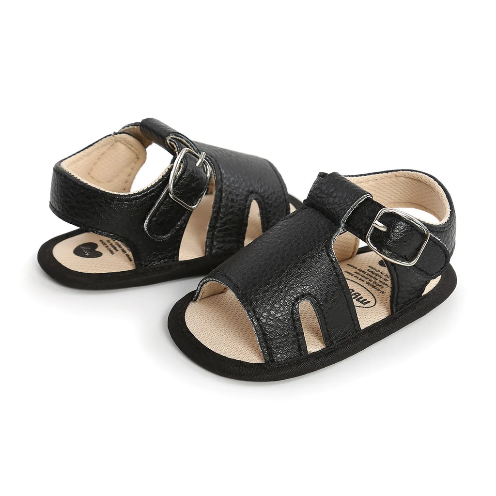 Meckior Baby Shoes Summer Baby Boy Girl Shoes Toddler Flats Sandals Soft Rubber Sole Anti-Slip Bowknot Crib First Walker Shoes
