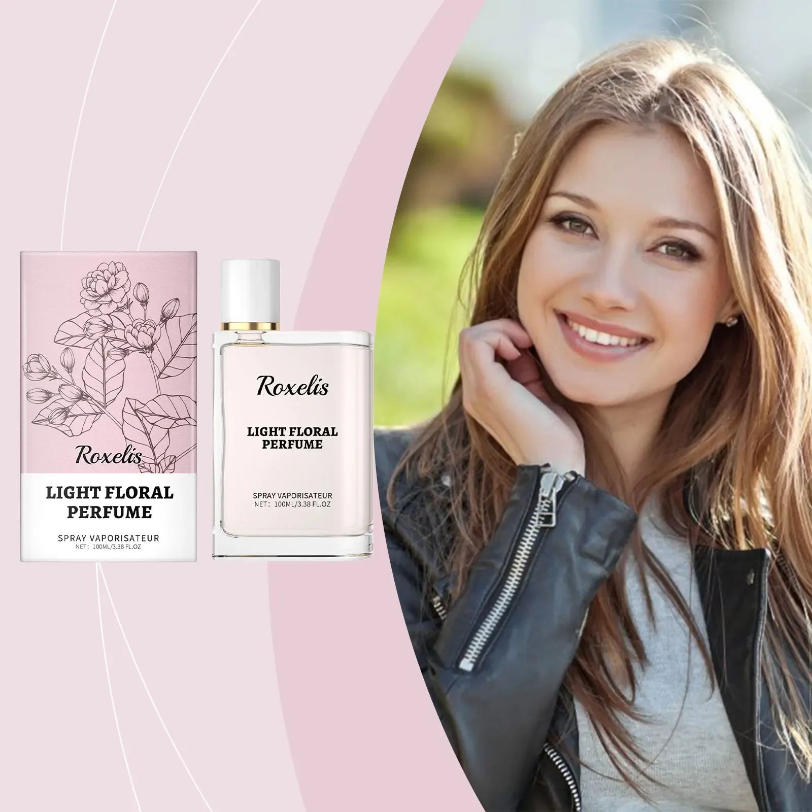 Luxury Caramel Vanilla Perfume 100ml, Oriental Floral Fruity Gourmand Fragrance Mist, Jasmine Eau De Parfum Spray Strong Sillage