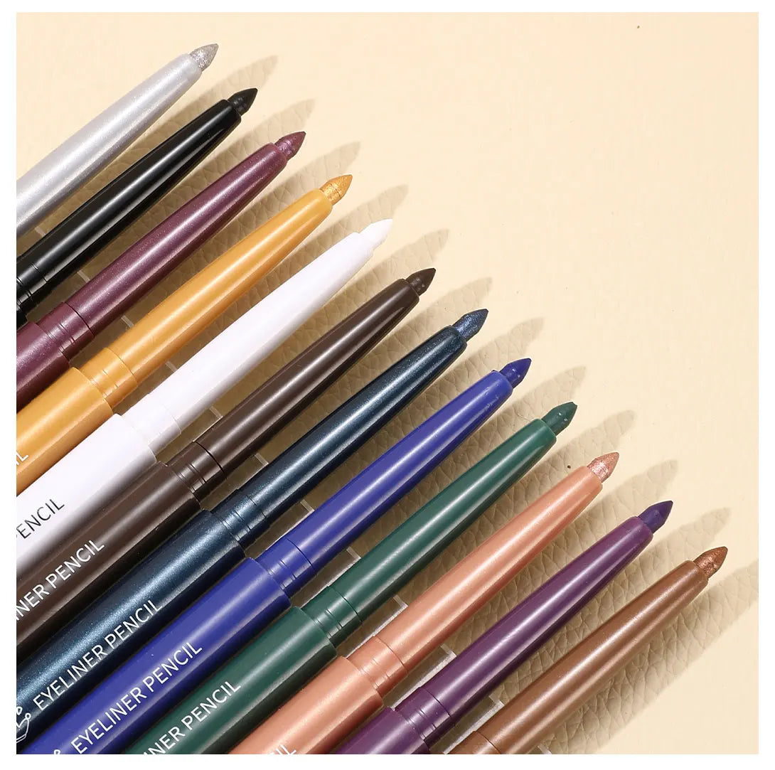 Eyeliner Pen Is Waterproof, Sweat-Proof, and Does Not Smudge, Easy for Beginners to Use, Available in Green, Purple, and Black, Long-Lasting and Does Not Come Off Easily