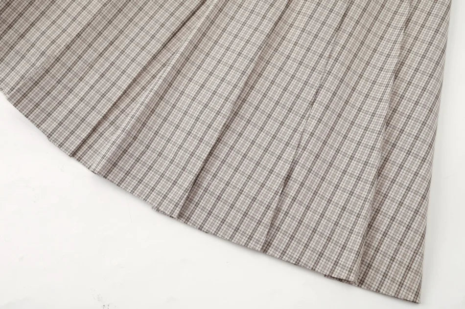 AS  SS26 Heritage collection brown Checked smocking  girls dress knitting boys sister brother family match clothes