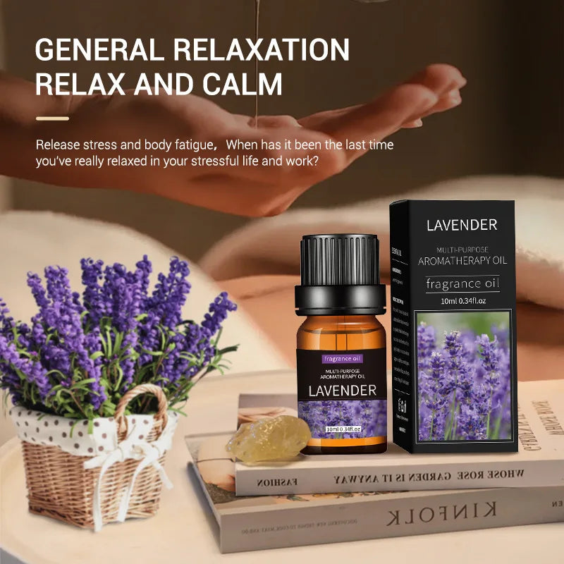 20 Flavors Essential Oils for Aroma Diffuser Air Humidifier Home Water-soluble 10ml Air Freshener Scents Fragrance Oil Perfume