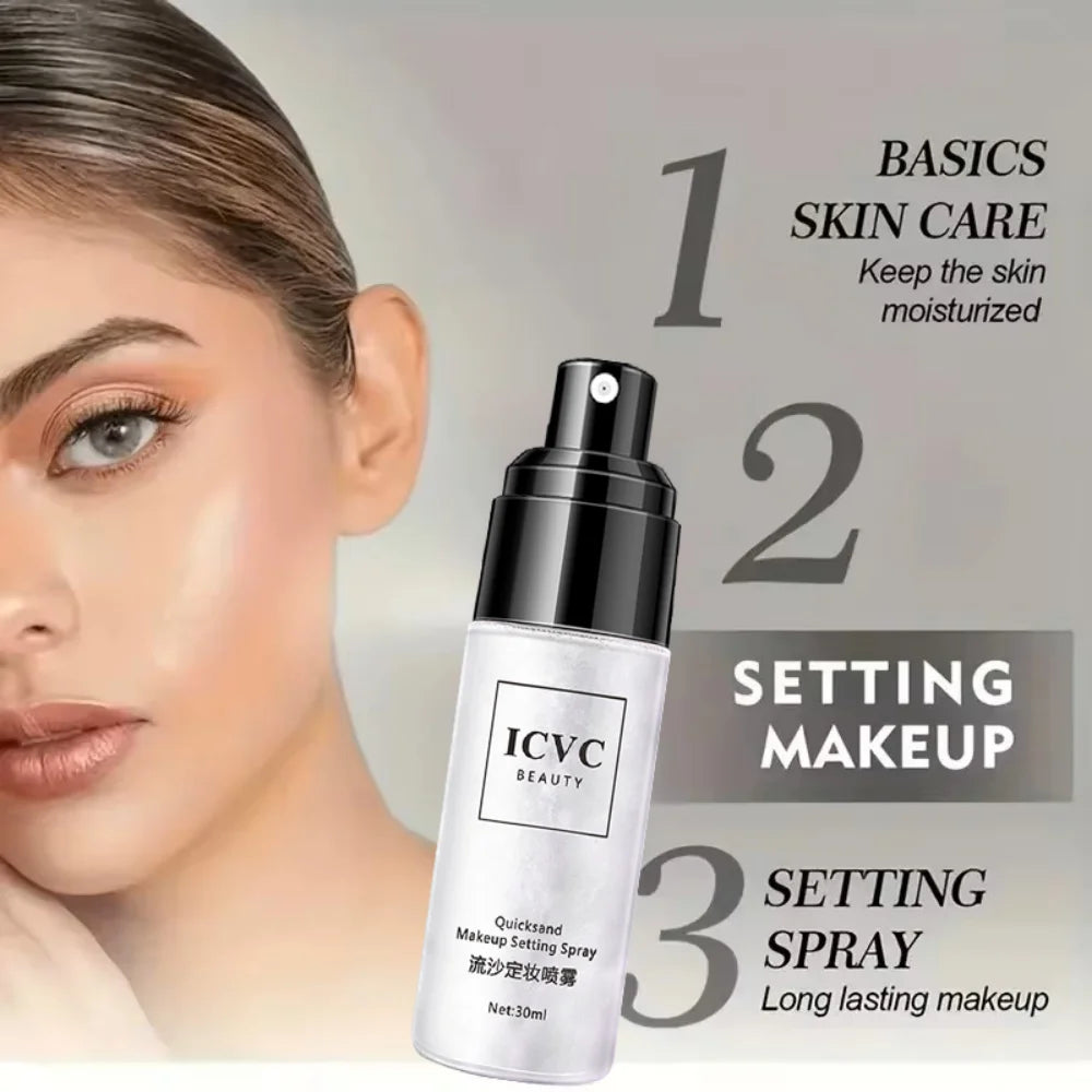 Marie Spray Fijador de Maquillaje 30ml — Impermeable, Anti-Sudor, Hidratante, Control de Grasa y de Larga Duración