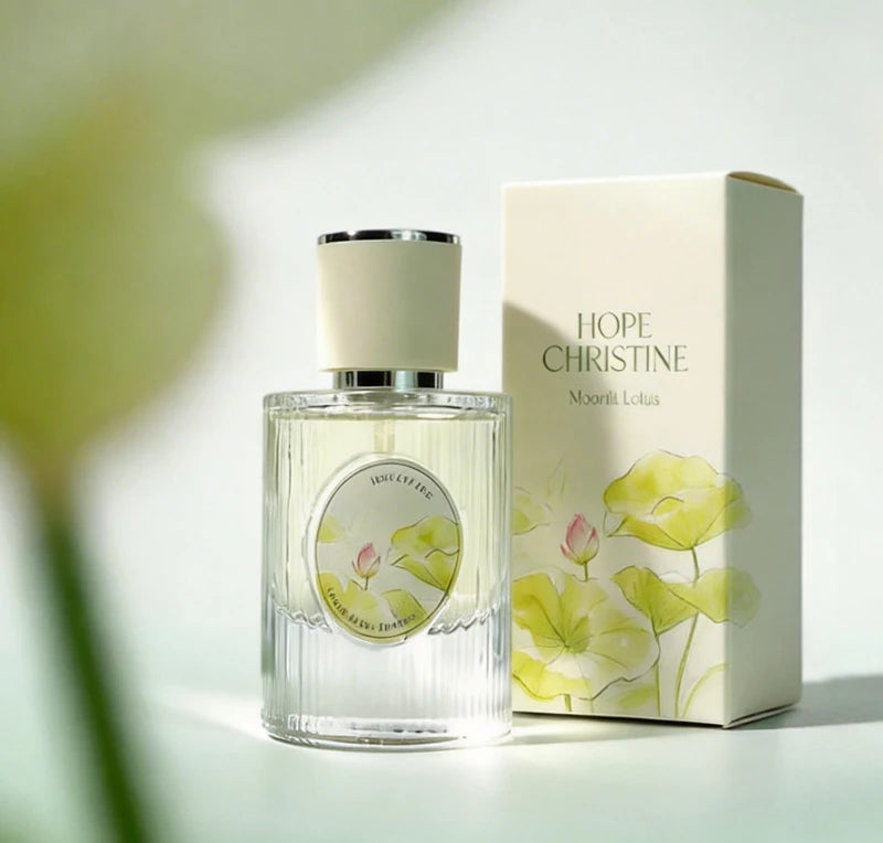 Fresh Lotus Perfume, long-lasting floral and woody fragrance, Oriental beauty, blended with lotus and jasmine,