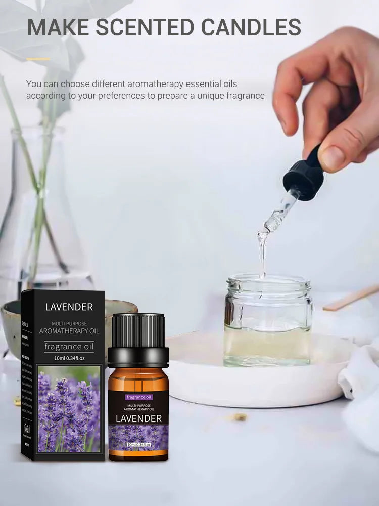 20 Flavors Essential Oils for Aroma Diffuser Air Humidifier Home Water-soluble 10ml Air Freshener Scents Fragrance Oil Perfume