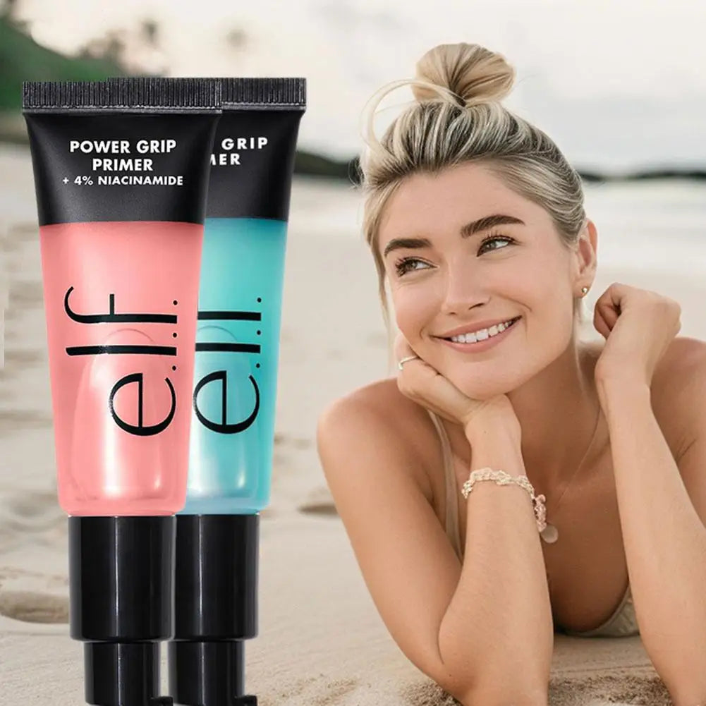 Marie Primer Gel Power Grip con Ácido Hialurónico y 4% Niacinamida — Hidratante, Iluminador y de Larga Duración