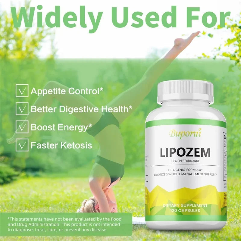 Lipozem Supplement - Digestive Health, Appetite Suppression, Metabolism, Fat Burning, Body ShapingSupplementsSupplements