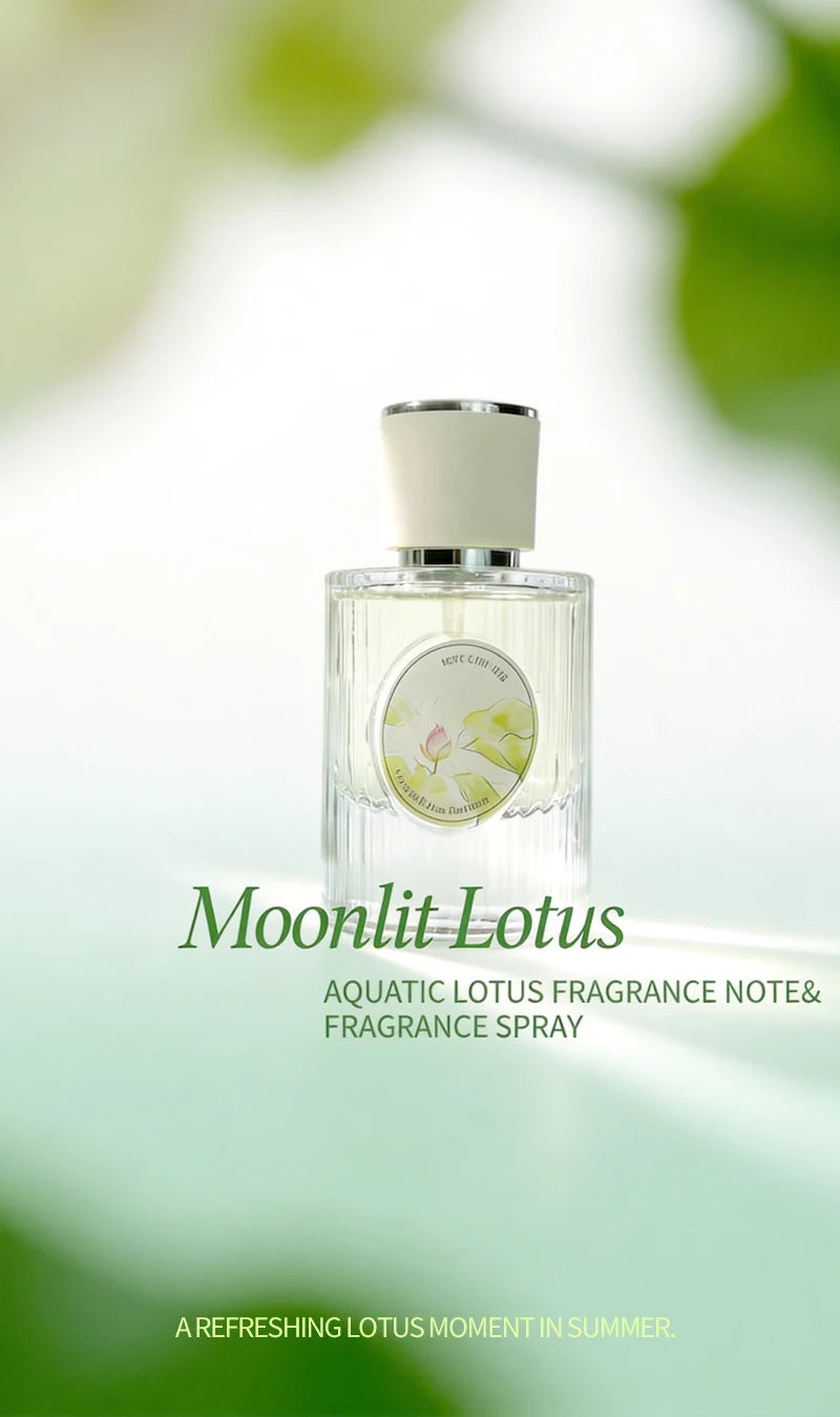 Fresh Lotus Perfume, long-lasting floral and woody fragrance, Oriental beauty, blended with lotus and jasmine,
