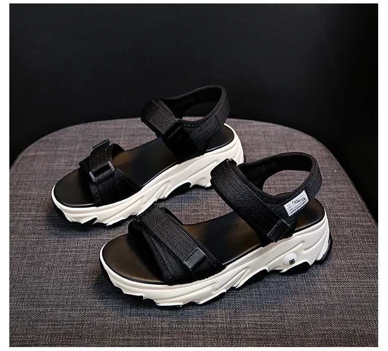 Sandals Women Shoes  New Summer Sports Daddy Fashion Casual Non-Slip Platform non-slip Beach Shoes Sandalias