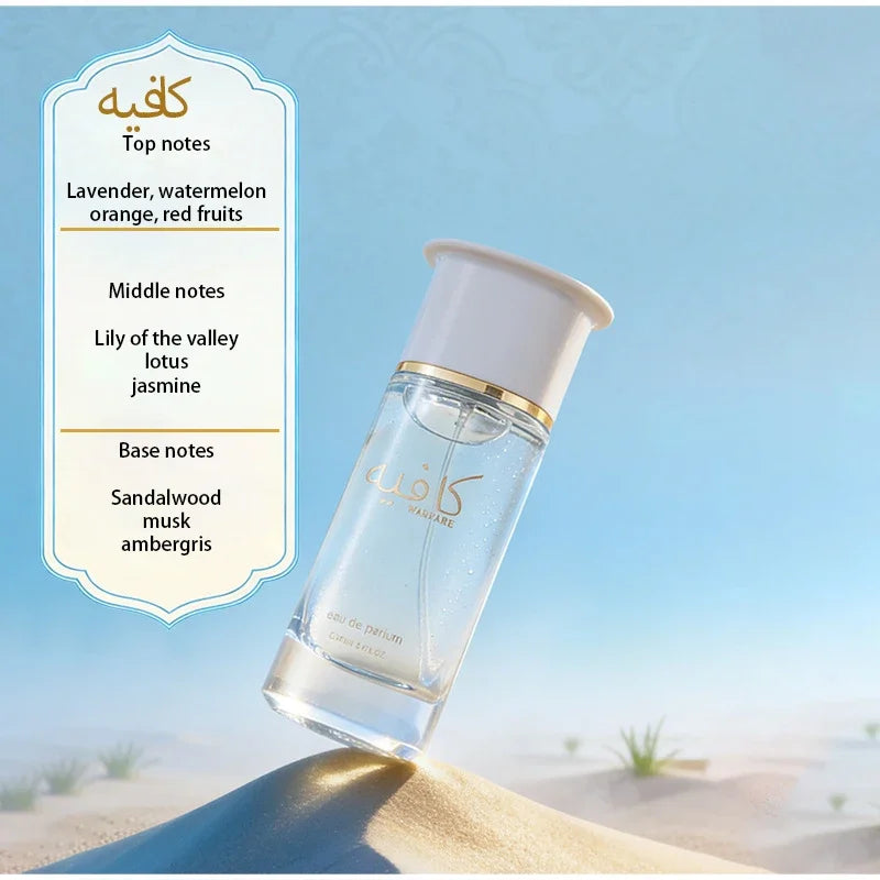 Arab Dubai Perfume Fruity Floral Citrus Women Scent Fresh Natural Vanilla Cedar Long-lasting Fragrance Charming Eau De Toilette