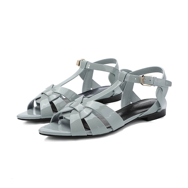 2024 new classic elegant spring/summer fashion charming pointed flat sandals for shopping, dating, parties, sexy dressing