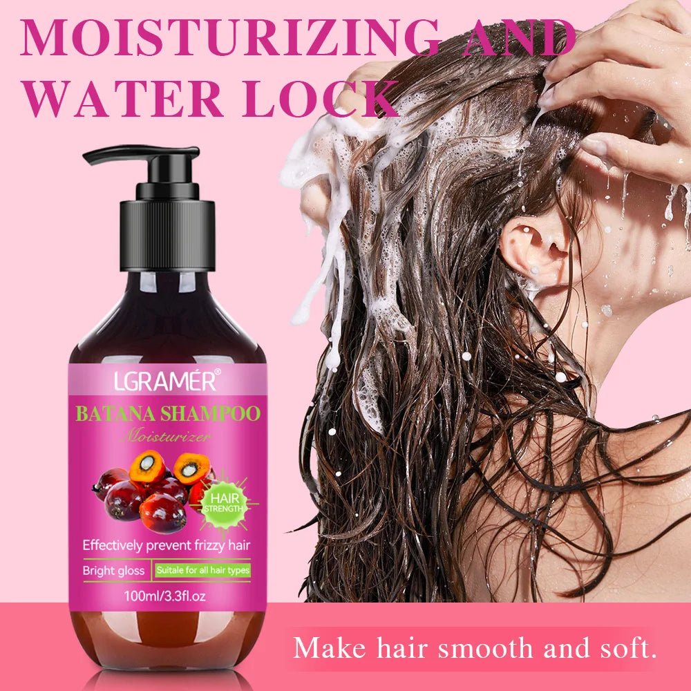 Batana Shampoo Controls Oil Removes Dandruff Relieves Itching Softens and Nourishes and Strengthens Hair Quality for Men  Women