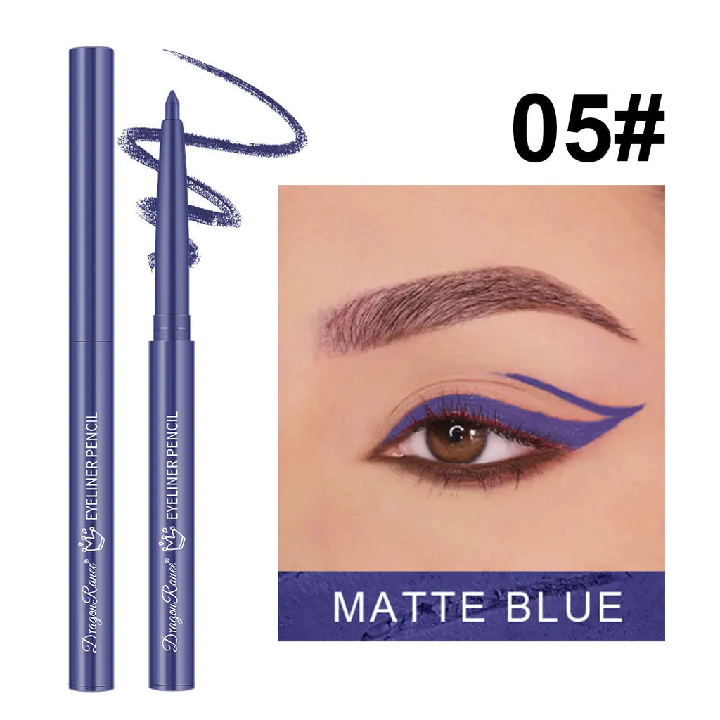Eyeliner Pen Is Waterproof, Sweat-Proof, and Does Not Smudge, Easy for Beginners to Use, Available in Green, Purple, and Black, Long-Lasting and Does Not Come Off Easily