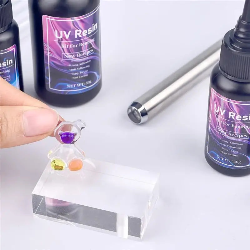 20/30/50g UV Bonding &Welding Glue Super Bonding UV Glue Quick-Drying For Bonding Glass Ceramics Metal Plastic DIY Crafts Decor