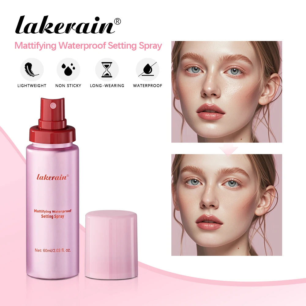 Marie Spray Fijador Matificante — Impermeable, Anti-Sudor, Control de Grasa y de Larga Duración para Mantener el Maquillaje Firme
