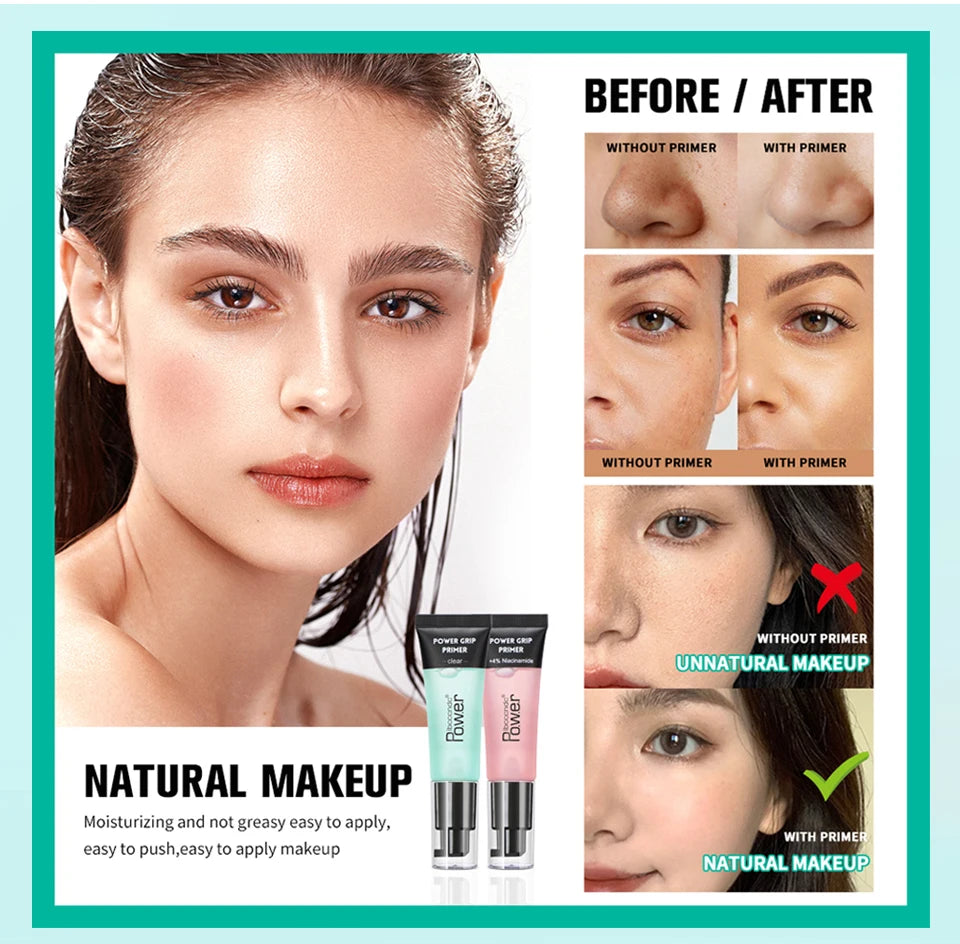 Marie Primer Gel Hidratante 24ml — Base Facial Transparente de Larga Duración para Suavizar la Piel y los Poros