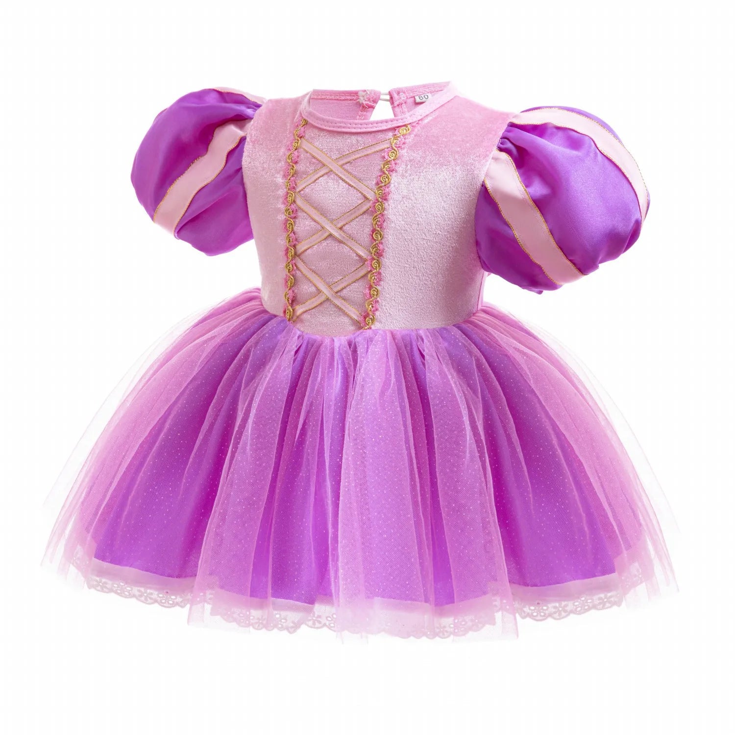 Little Girl Crawling Clothes Movie Princess Role-playing Costume Baby Cute Cotton Jumpsuit Toddlers Birthday Dress