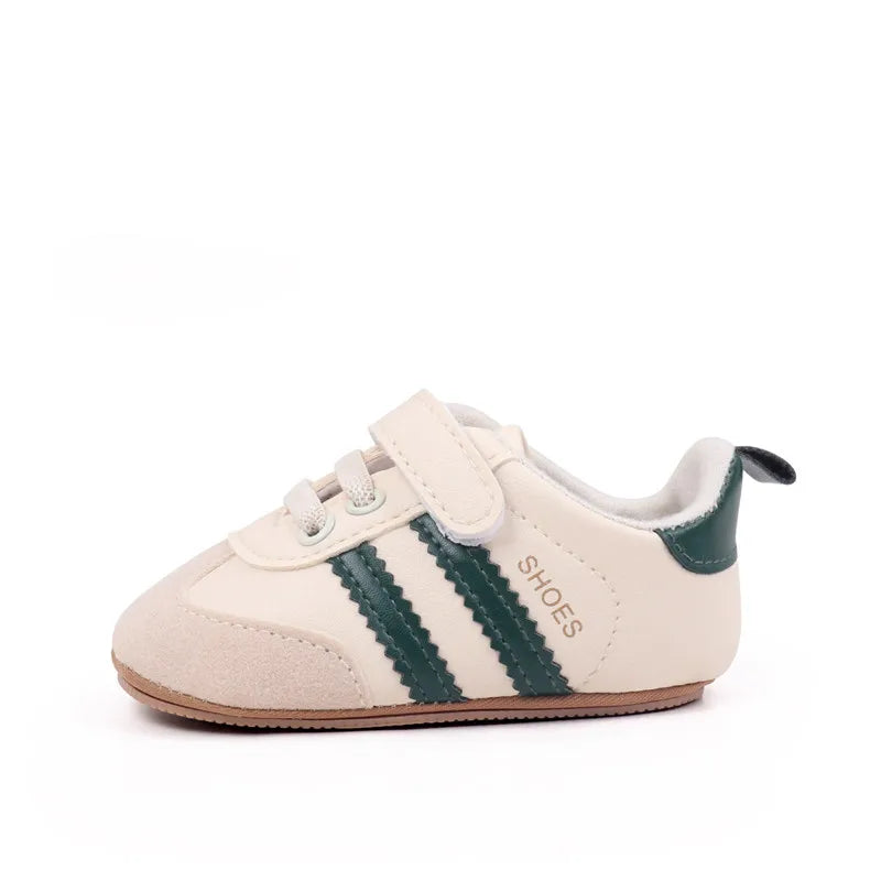 Toddler Shoes New Spring Autumn Baby Boys Girls Causal First Walker Shoes PU Leather Sneakers Soft Sole Fashion Baby Flats Shoes
