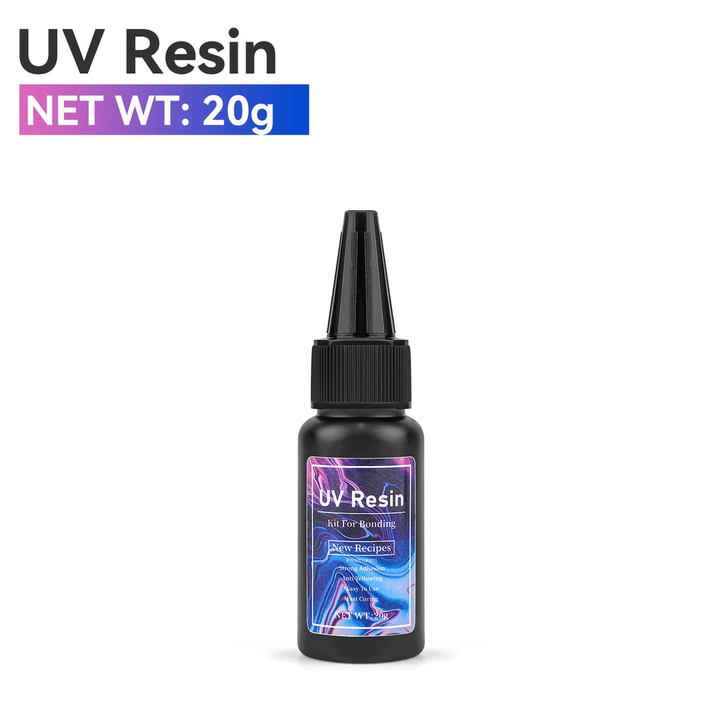 UV Bonding Welding Glue Super Bonding UV Glue Fix Liquid Curing Hard Quick-Drying Resin Jewelry Glass Plastic Wood Repair Glue