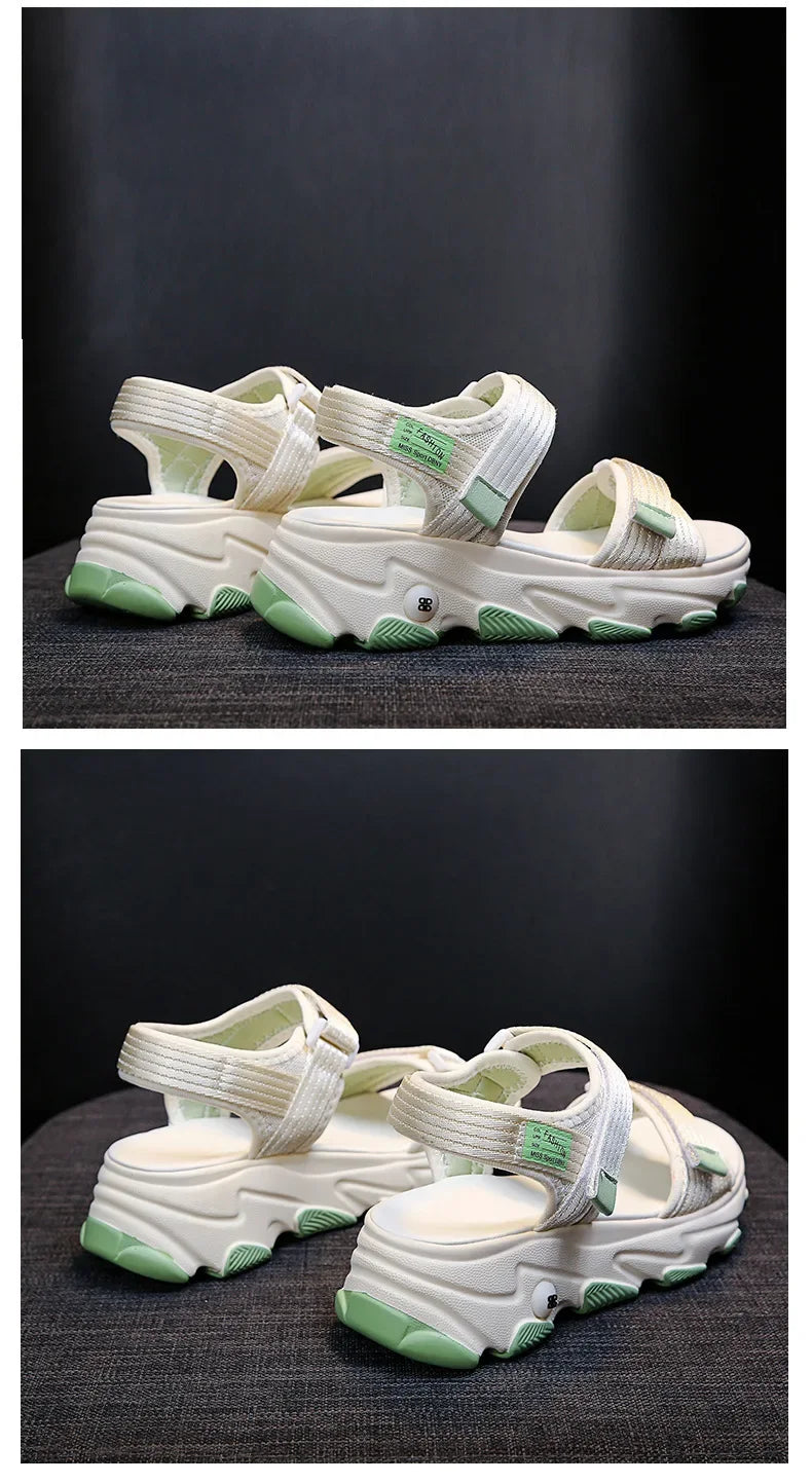 Sandals Women Shoes  New Summer Sports Daddy Fashion Casual Non-Slip Platform non-slip Beach Shoes Sandalias