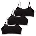 3PCS Student Bra Soft Children Sport Vest Girls Teenager Training Bra Underwear