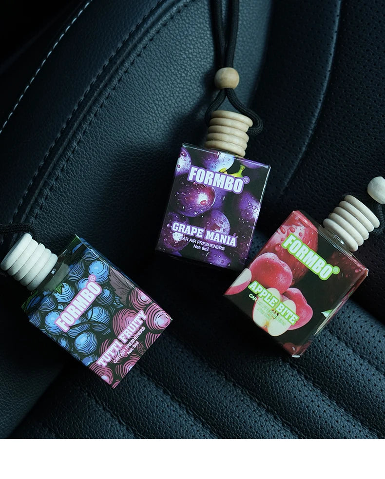 Sweet fruit car perfume, lasting light fragrance and odor removing car fragrance, fresh fruit fragrance, car fragrance pendant