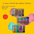 120 Color Eye Makeup,3-in-1 Eyeshadow Palette,Highly Pigmented Long Lasting Matte & Shimmer Finishes,Nude & Earth Eye Shadow