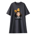 Maternity Summer Dress New Maternity Dress Fashionable Casual Sweet Age Reduction Loose Large Size Small T-Shirt Skirt