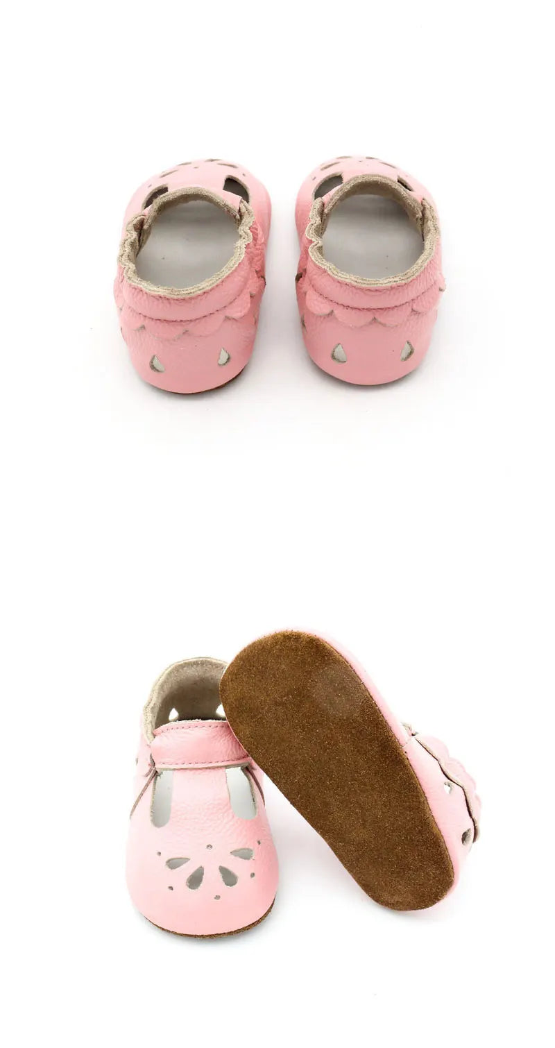 Baby Girls Shoes Sandals Toddler Boys Casual Summer Leather Shoes Newborn Infant Barefoot Shoes Sapato Loafers Kids Items stuff