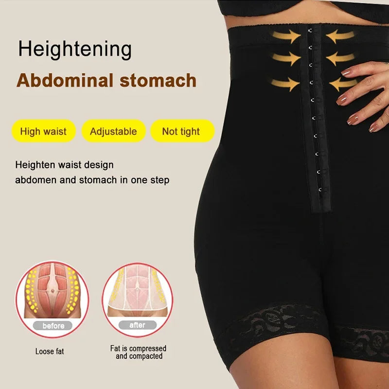 Fajas Colombianas Butt Lifter Shapewear High Waist Tummy Control Panties Waist Trainer Body Shaper Slimming Sheath Flat Belly