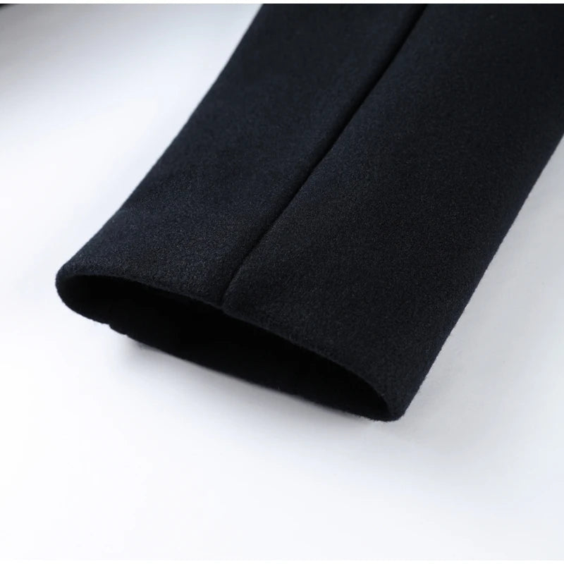 Chic Fur Collar Hooded Women's Cotton Jacket Solid Zipper Slim Waist Pocket Warm Thick Coat 2025 Autumn Winter Lady New Outwear