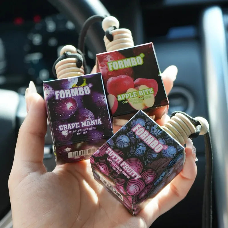 Sweet fruit car perfume, lasting light fragrance and odor removing car fragrance, fresh fruit fragrance, car fragrance pendant