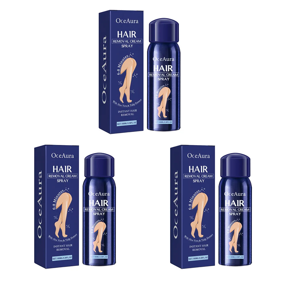 Permanent Hair Growth Inhibitor & Hair Removal Spray for  Arm, Leg & Armpit, Painless Quick Hair Removal Spray for Women & Men