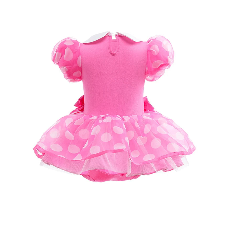 Little Girl Crawling Clothes Movie Princess Role-playing Costume Baby Cute Cotton Jumpsuit Toddlers Birthday Dress