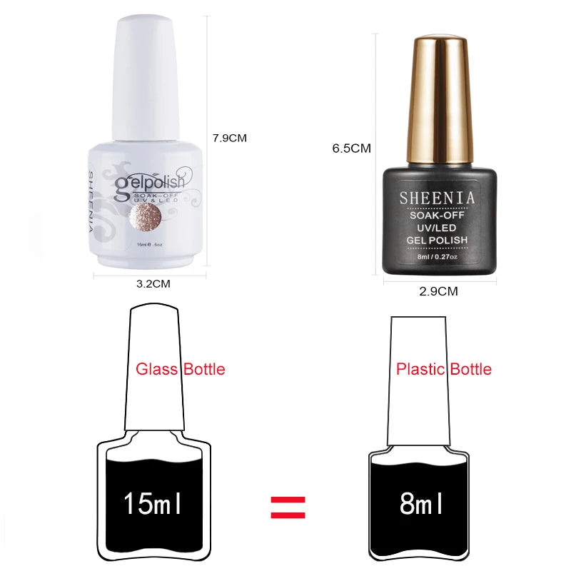 Nail Gel Polish UV Gel Nail Polish Hybrid Varnish Semi Permanent Nails Set For Manicure Gellak Nail Art Professtional Top Primer