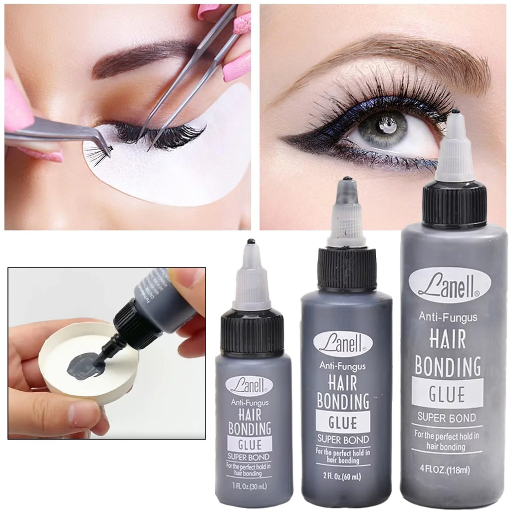 Bonding Glue Eyelash Extension Glue Waterproof Fast Drying Strong Hold Adhesive Professional Invisible Bond Fast Dryi 1/2/4oz