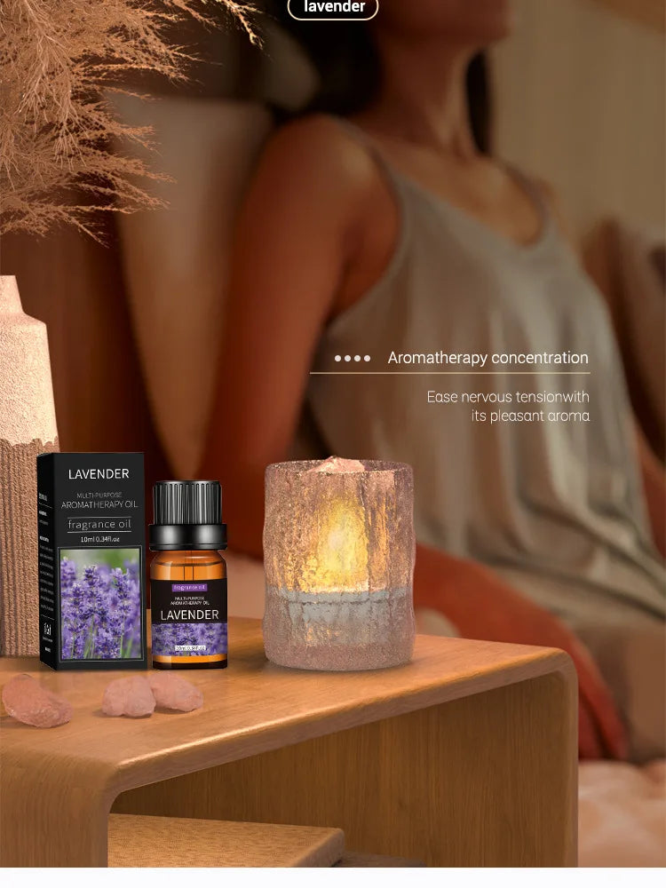 20 Flavors Essential Oils for Aroma Diffuser Air Humidifier Home Water-soluble 10ml Air Freshener Scents Fragrance Oil Perfume