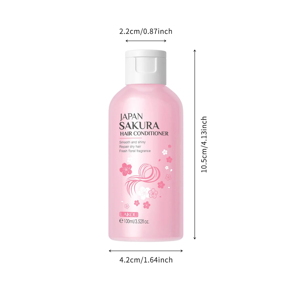LAIKOU Sakura Shampoo Hair Conditioner Moisturizing Nourishing Repair Damaged  Anti Dandruff Oil Control Shampoos Cleansing Care