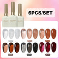 XEIJAYI 6Pcs 15Ml Nail Gel Polish Set Perfect For Soak Off Gel Nail Polish Or Home & Salon Nail Art Diy